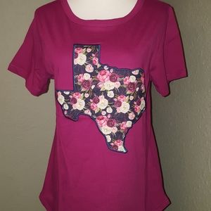Texas floral shirt